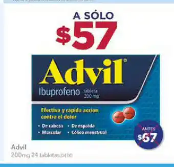 Advil 200mg 24 Tabletas