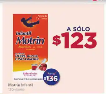 Farmacias del Ahorro Motrin Infantil 120ml oferta