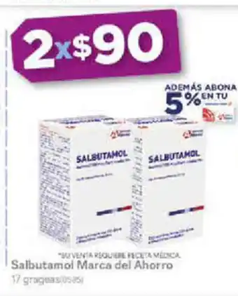 Farmacias del Ahorro Salbutamol Marca del Ahorro oferta