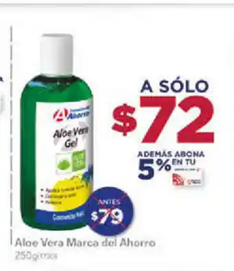 Farmacias del Ahorro Aloe Vera Marca Del Ahorro oferta