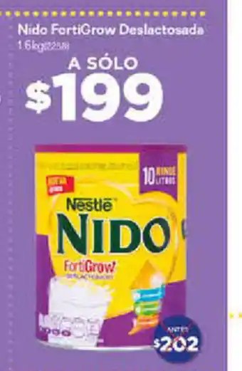 Nido Fortigrow Deslactosada 1.6kg