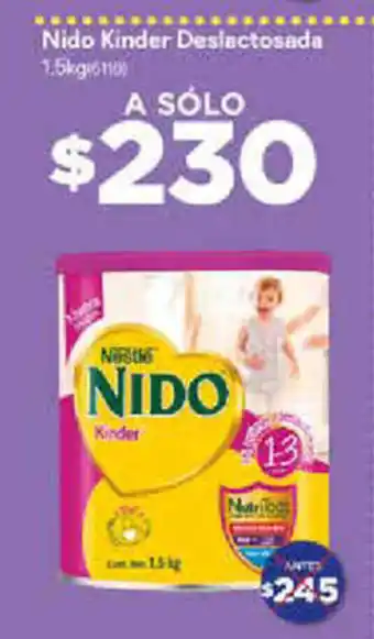 Farmacias del Ahorro Nido Kinder Deslactosada 1.5kg oferta