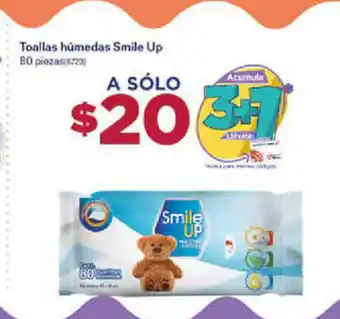 Toallas Humedas Smile Up 80 Piezas