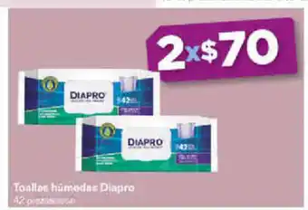 Toallas Humedas Diapro 42 Piezas