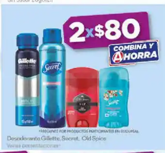 Desodorante Gillete, Secret, Old Spice