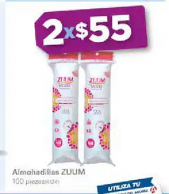 Farmacias del Ahorro Almohadillas Zuum 100 Piezas oferta