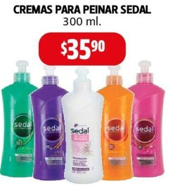 Farmacias Guadalajara CREMAS PARA PEINAR SEDAL 300 ml. oferta