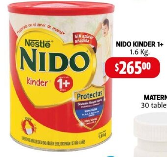 Farmacias Guadalajara NIDO KINDER 1+ 1.6 Kg oferta