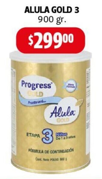 Farmacias Guadalajara ALULA GOLD 3 900 gr oferta