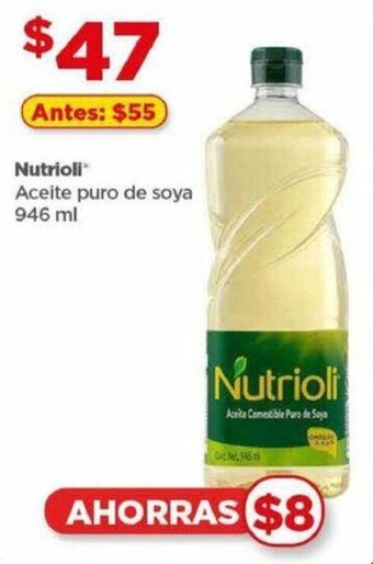 Nutrioli Aceite puro de soya 946 ml