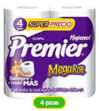 Bodega Aurrerá Premier Mega Rom 4PZAS oferta