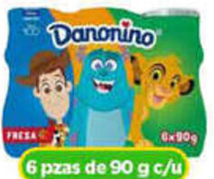 Bodega Aurrerá Danonino 6 pzas de 90 g c/u oferta