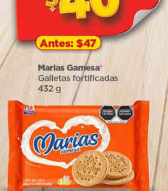 Bodega Aurrerá Marias Gamesa Galletas fortificadas 432 g oferta