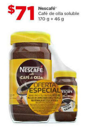 Bodega Aurrerá Nescafé Café de olla soluble 170 g + 46 g oferta