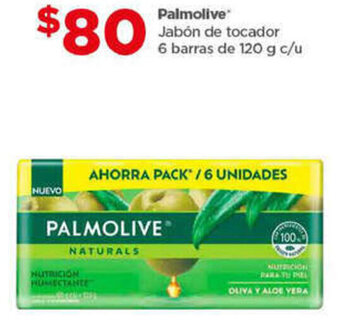 Bodega Aurrerá Palmolive Jabón de tocador 6 barras de 120 g c/u oferta