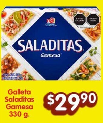 Soriana Híper Galleta Saladitas Gamesa 330 g oferta
