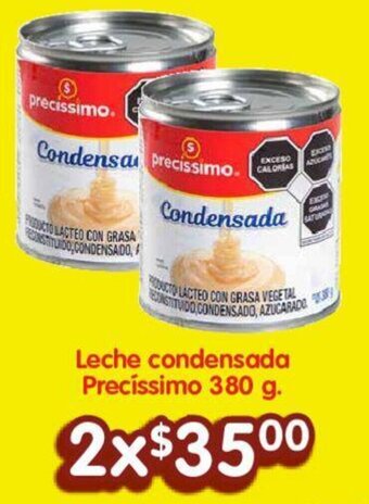 Soriana Híper Leche condensada Precíssimo 2x380 g oferta