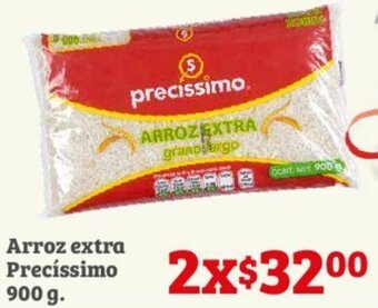 Soriana Híper Arroz extra Precíssimo 2x900 g oferta