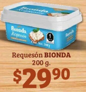 Soriana Híper BIONDA Requesón 200 g. oferta