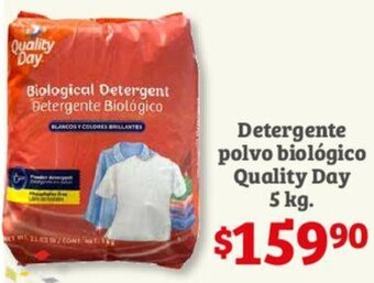 Soriana Híper Detergente polvo biológico Quality Day 5 kg. oferta