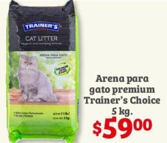 Soriana Híper Arena para gato premium Trainer's Choice 5 kg. oferta