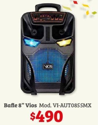 Soriana Híper Bafle 8" Vios Mod. VI-AUT0855MX oferta