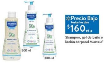 Walmart Shampoo, gel de baño o loción corporal Mustela oferta