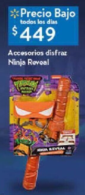 Walmart Accesorios disfraz Ninja Reveal oferta