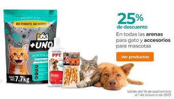 Chedraui En todas las arenas para gato y accesorios para mascotas oferta