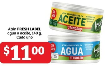 Soriana Híper FRESH LABEL Atún agua o aceite 140 g. oferta