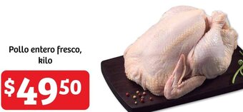 Pollo entero fresco