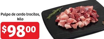 Soriana Híper Pulpa de cerdo trocitos oferta