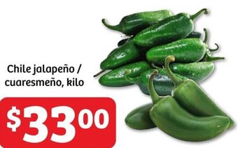 Soriana Híper Chile jalapeño / cuaresmeño oferta
