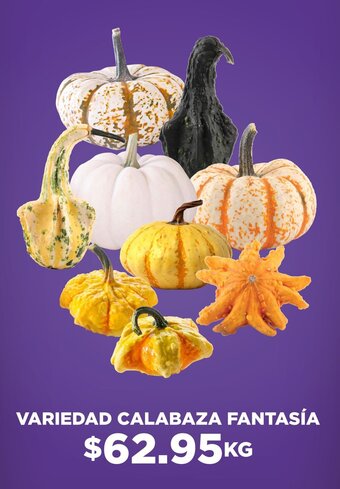 HEB VARIEDAD CALABAZA FANTASÍA KG oferta