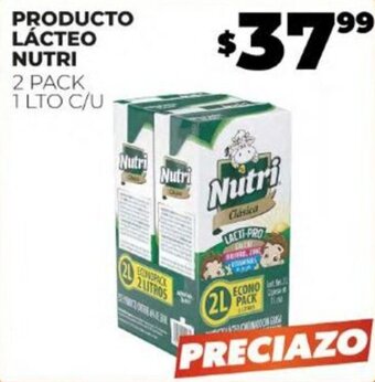 Merco PRODUCTO LÁCTEO NUTRI 2 PACK 1 LT oferta