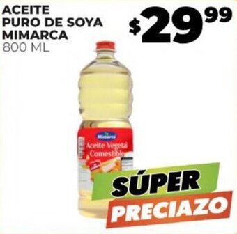 Merco ACEITE PURO DE SOYA MIMARCA 800 ML oferta