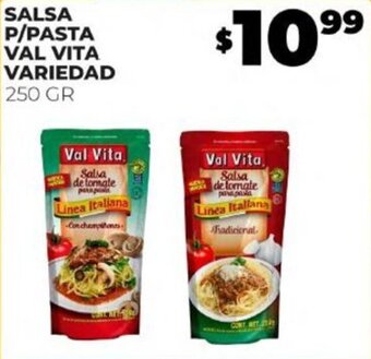 Merco SALSA P/PASTA VAL VITA VARIEDAD 250 GR oferta