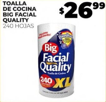 Merco TOALLA DE COCINA BIG FACIAL QUALITY 240 HOJAS oferta