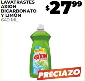 Merco LAVATRASTES AXION BICARBONATO Y LIMÓN 640 ML oferta