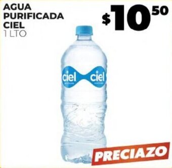AGUA PURIFICADA CIEL 1 LT