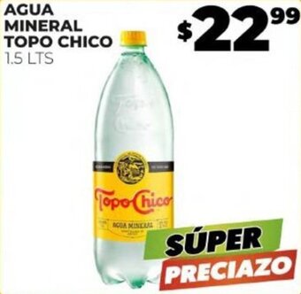 Merco AGUA MINERAL TOPO CHICO 1.5 LTS oferta