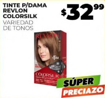 TINTE P/DAMA REVLON COLORSILK VARIEDAD DE TONOS