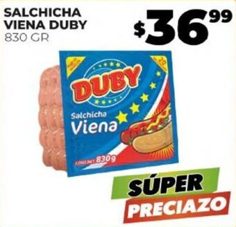 Merco SALCHICHA VIENA DUBY 830 GR oferta