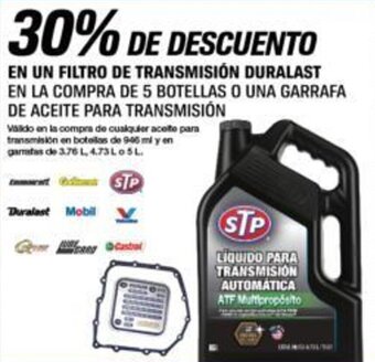 AutoZone EN UN FILTRO DE TRANSMISIÓN DURALAST oferta