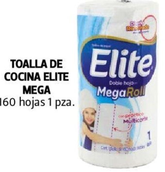 TOALLA DE COCINA ELITE MEGA 160 hojas 1 pza.