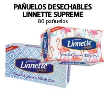 Farmacias Guadalajara PAÑUELOS DESECHABLES LINNETTE SUPREME 80 pañuelos oferta