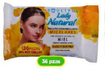 Bodega Aurrerá Lady Natural 36 pzas oferta