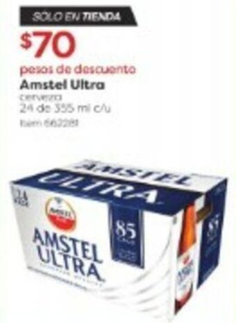 Costco Amstel Ultra 355ml oferta