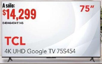 City Club TCL 4K UHD Google TV 75" oferta