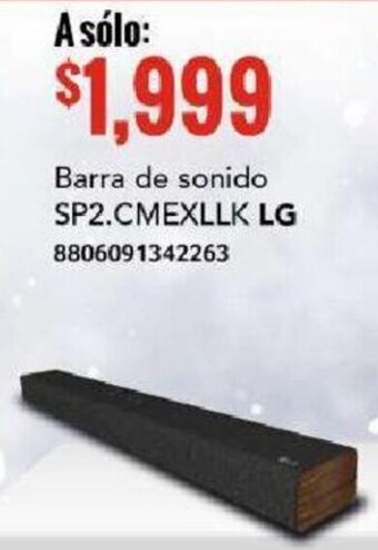City Club LG Barra de sonido SP2.CMEXLLK oferta